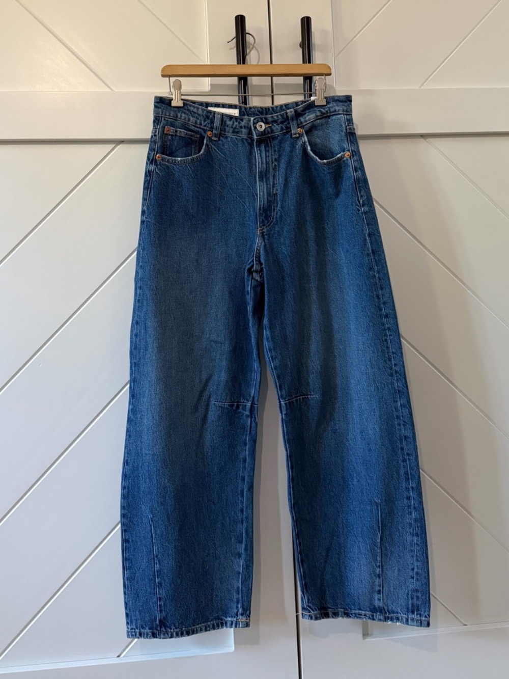 NEW Zara Mid-Rise Baggy Balloon Jeans